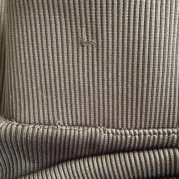 Nike Pants Wide Leg Women Medium Black Comfort Flattering Ribbed Dark Academia - Picture 7 of 10